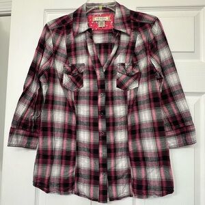 Women’s Arizona plaid shirt